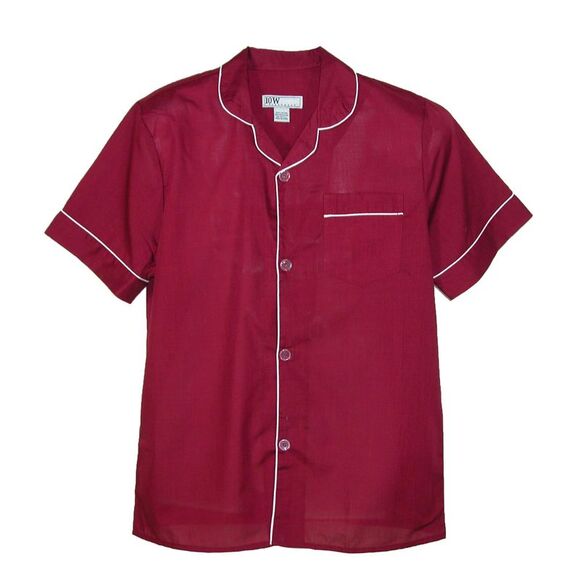 Ten West Apparel Men's Short Sleeve Long Leg Solid Pajama Set - Picture 3 of 5